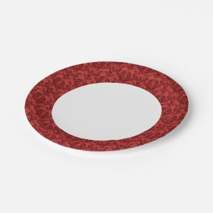Prato De Papel Papel de parede vermelho