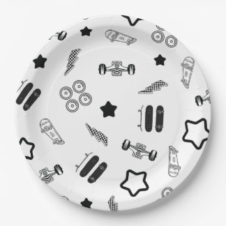 Prato De Papel Papel de skate Placas 9"