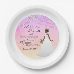 Prato De Papel Papel redondo colorido de Chá de panela com vári