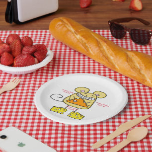 Prato De Papel Papelada Mousey Cheesy Pizza Pie