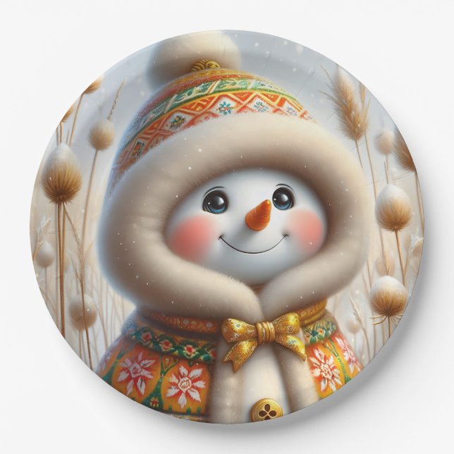 Prato De Papel Paper Plate (Frente)