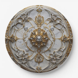 Prato De Papel Paper Plate 9" Round