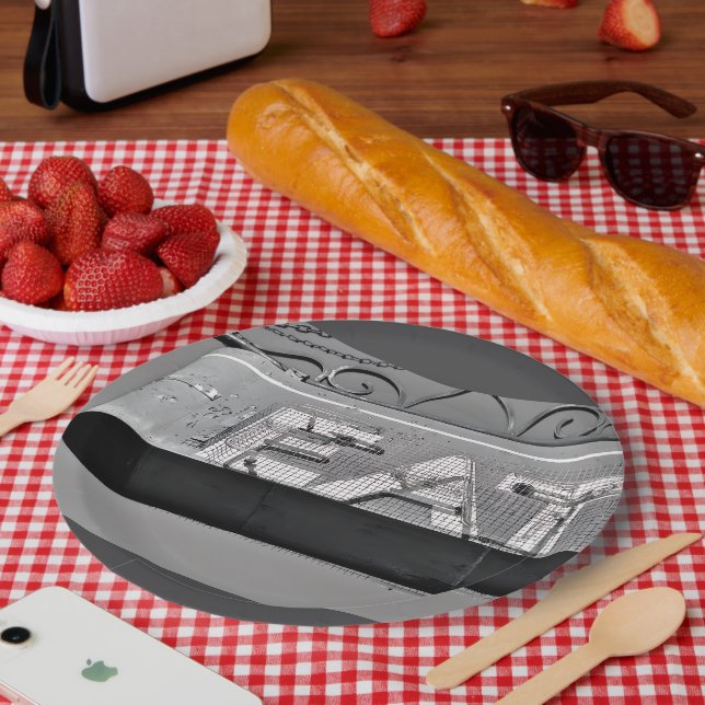 Prato De Papel Paper Plate 9" Round (Piquenique)