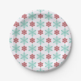 Prato De Papel Paper Plate-Christmas Tableware