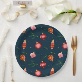 Prato De Papel paper plate HO  HO  HO