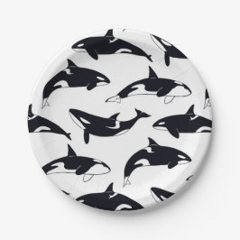 Prato De Papel paper plate orca