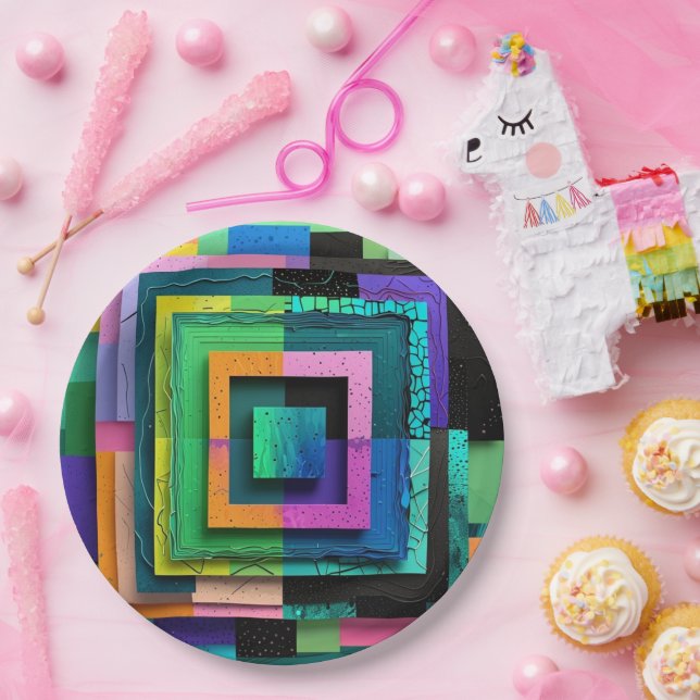 Prato De Papel Paper Plates for Teen/Adult Party (Festa)