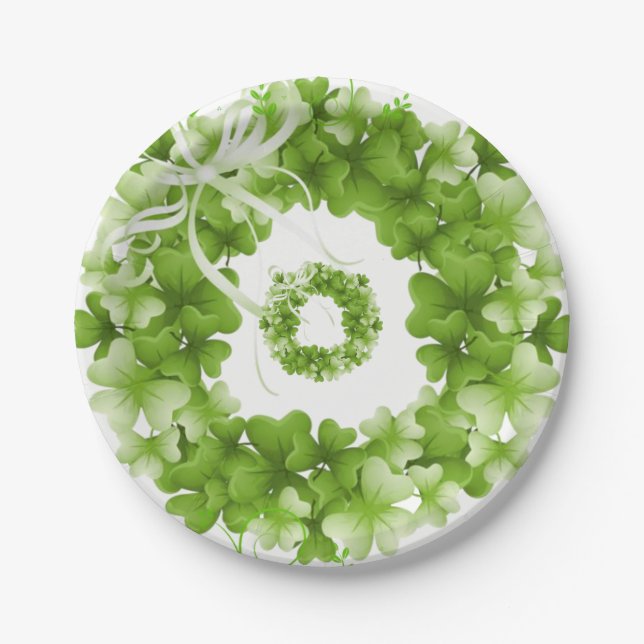 Prato De Papel Paper Plates Saint Patrick's Day (Frente)