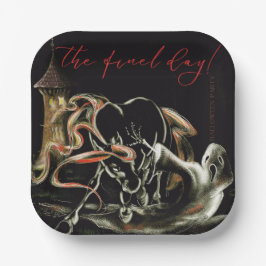 Prato De Papel Pappteller Halloween Party mit Geisterpferd 