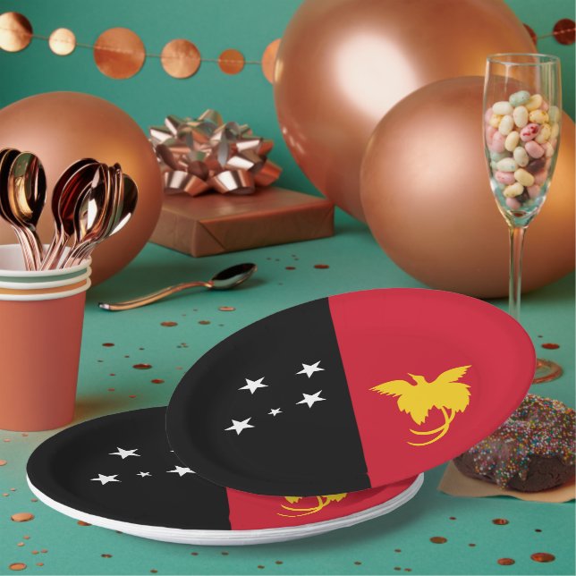 Prato De Papel Papua-Nova Guiné (Múltiplo)