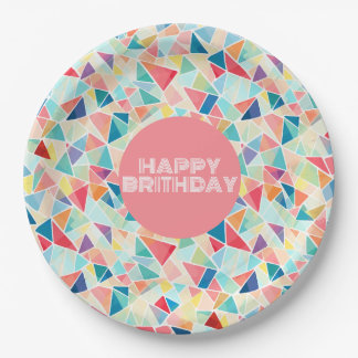 Prato De Papel Par Geométrico 2K de Padrão de Chinelos