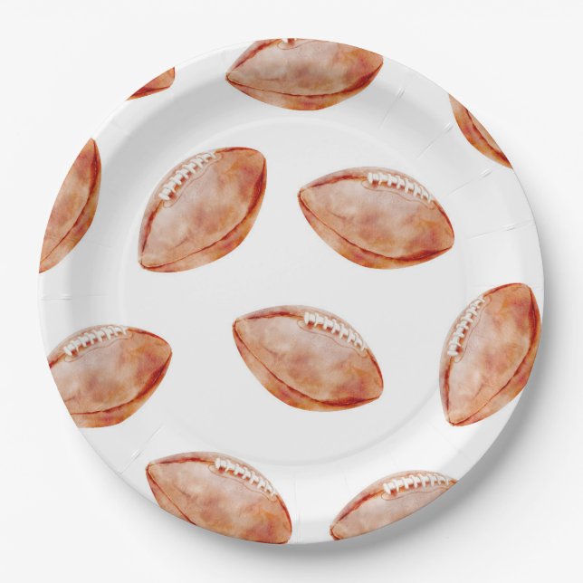 Prato de Papel para Festa de Futebol (Frente)