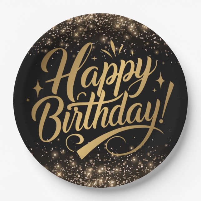 Prato De Papel Parabéns! (Frente)