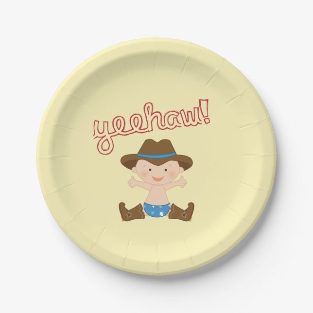 Prato De Papel Parabéns para o Aniversário (Frente)