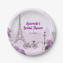 Prato De Papel Paris Purple Iris French