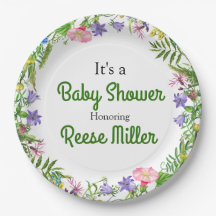 Parte Chá de fraldas Eucalyptus Greenery