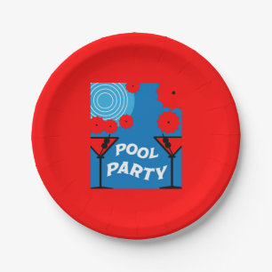 Prato De Papel Partidas de Piscina Adulta