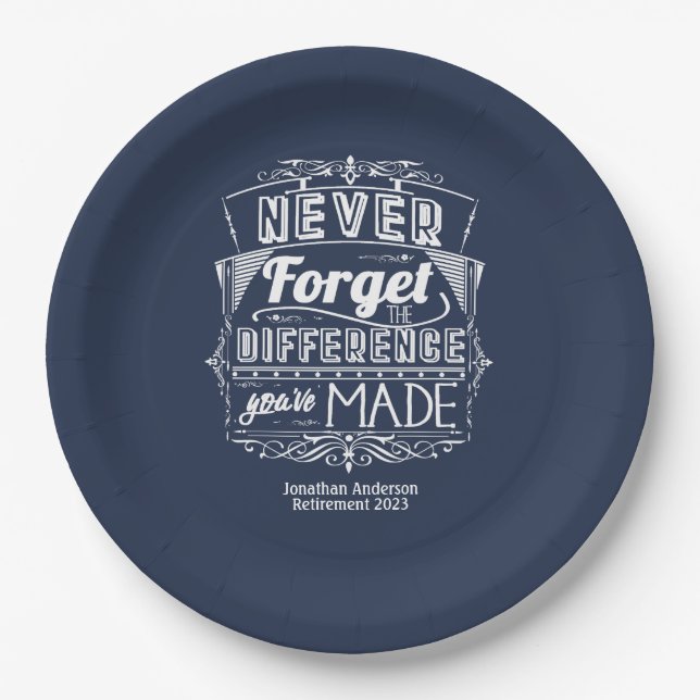 Prato De Papel Partido da Reforma Nunca Esquece (Frente)