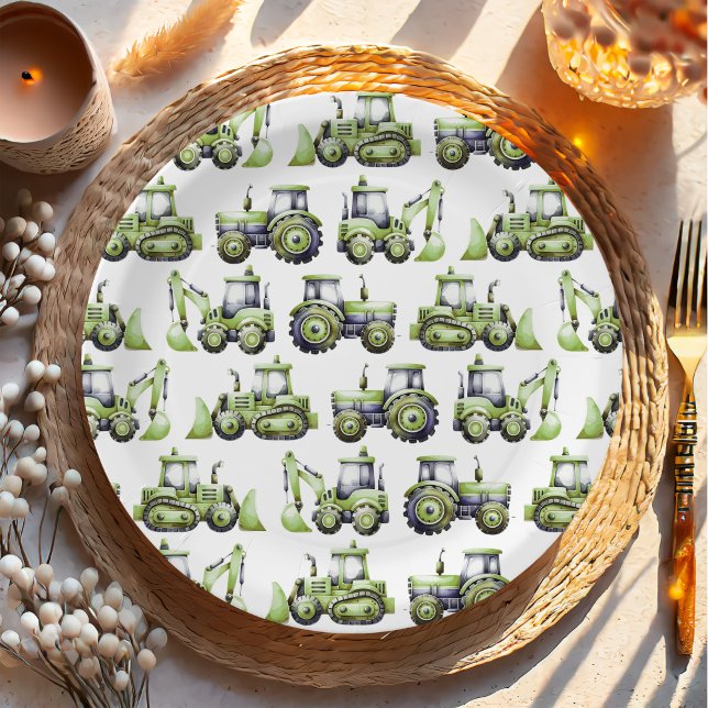 Prato De Papel Partido do primeiro aniversario das Crianças de Co (Criador carregado)