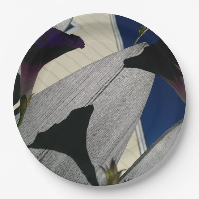 Prato De Papel Partido floral feito sob encomenda (Frente)