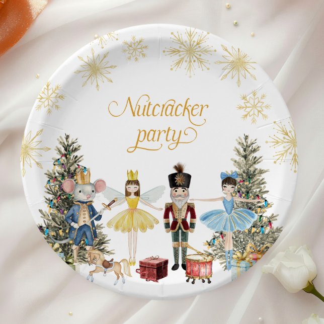 Prato De Papel Partido Nutcracker (Criador carregado)