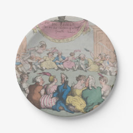 Prato De Papel Partido - Placas de Papel Redondas