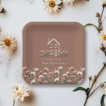 Partido Rustic Boho Floral Fall Housearming