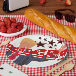 Prato De Papel Partido Trump HUGE Celebration Milestone