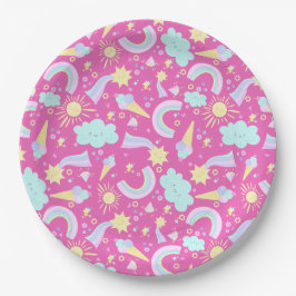Prato De Papel  Party Plates to a magical birthday party.