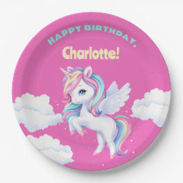 Prato De Papel  Party Plates to a magical birthday party.