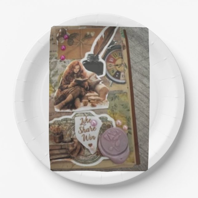 Prato De Papel Party Teller (Frente)