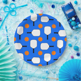 Prato De Papel Pás De Batalhão, Bolas De Batalhão Laranja, Azul