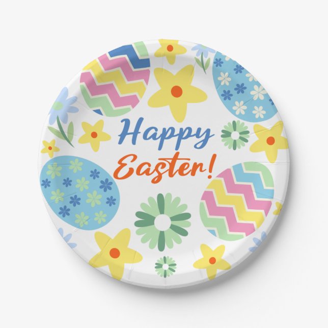 Prato De Papel Páscoa (Frente)