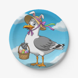 Prato De Papel Páscoa