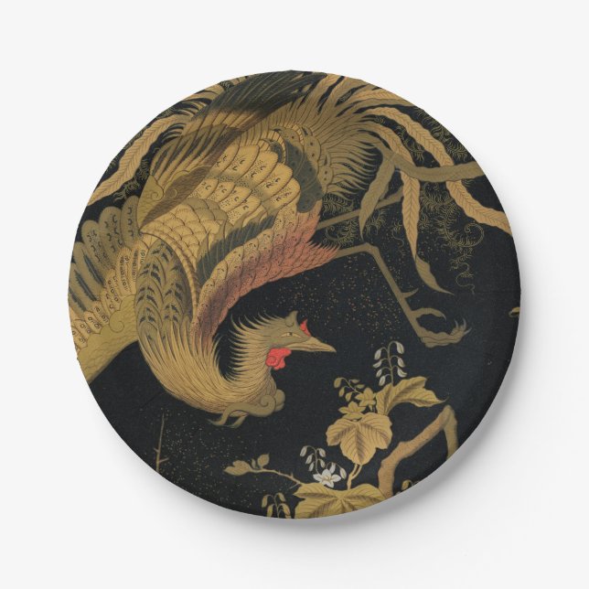 Prato De Papel Pássaro Audsley Mítico Howo: Fênix Japonesa de 188 (Frente)