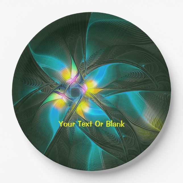 Prato De Papel Pássaro do Paraíso (Frente)