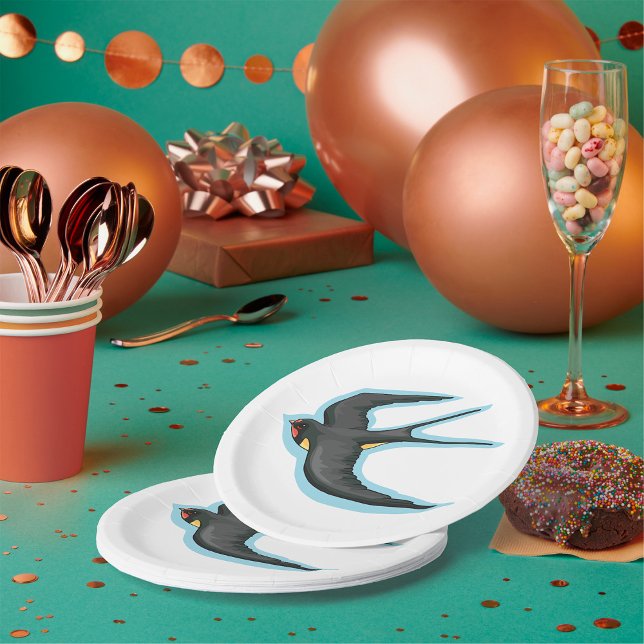 Prato De Papel Pássaro em Voo (Criador carregado)