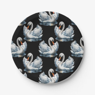Prato De Papel Pássaros do Cisne - Design