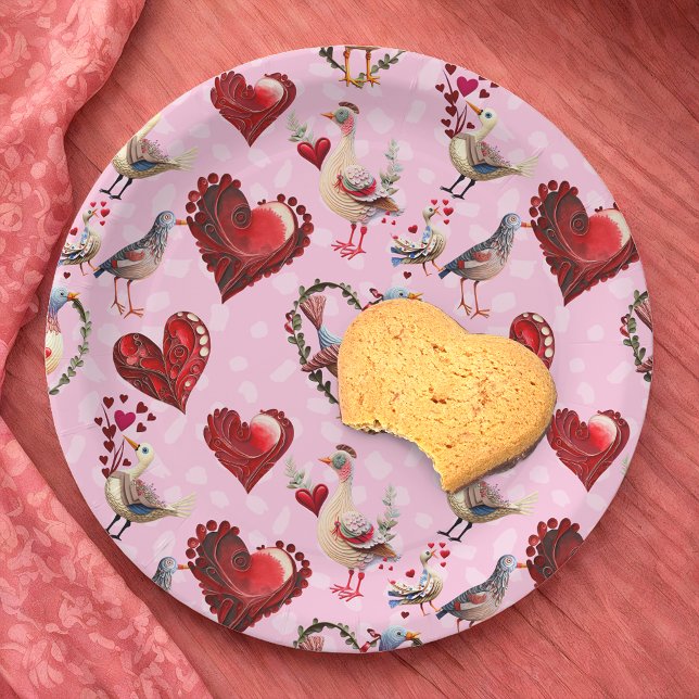 Prato De Papel PássarosAmor (Criador carregado)