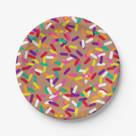 Prato De Papel Pasta de papel Sprinkles de chocolate