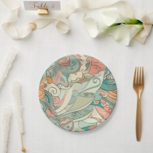Prato De Papel pastel bonito