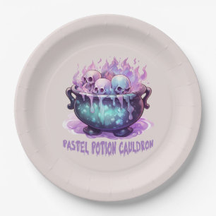 Prato De Papel Pastel Potion Cauldron