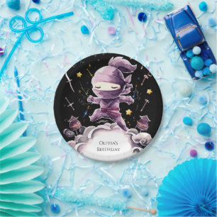 Prato De Papel Pastel Spy Ninja Birthday