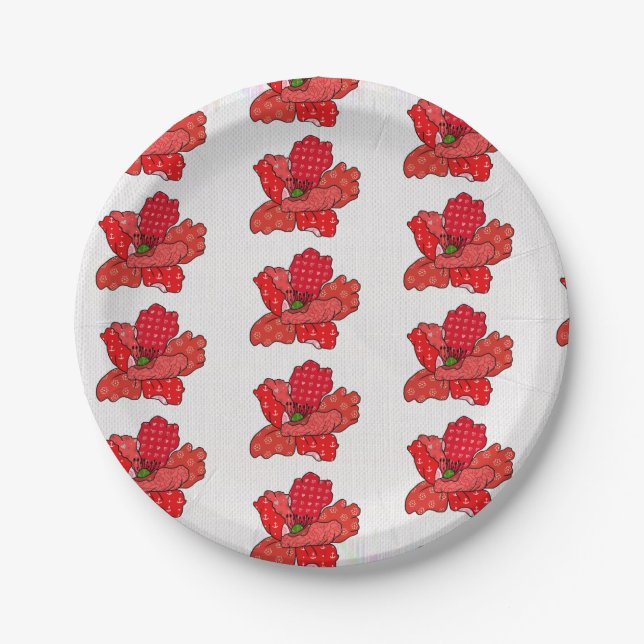 Prato De Papel Patchworkmohn (Frente)
