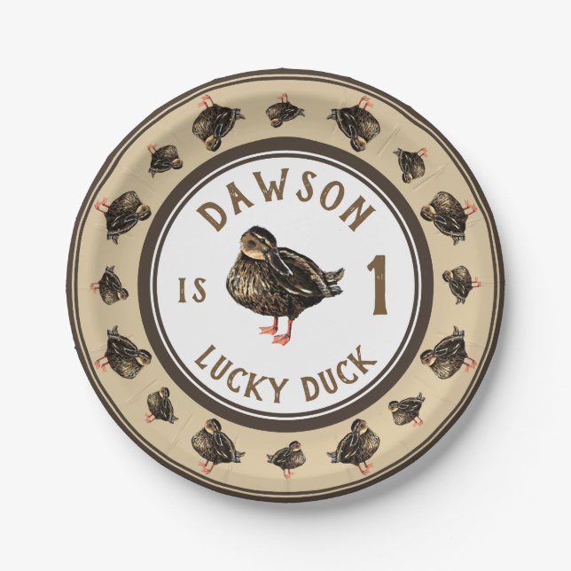 Prato De Papel Pato de papel (Frente)