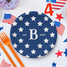 Patriotic Stars and Stripes Partido 4 de julho
