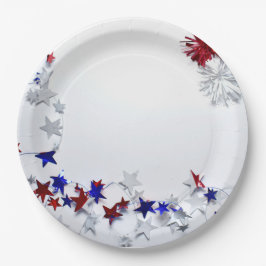 Prato De Papel Patriótico