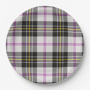 Prato De Papel Patterno de Xadrez escocês do Clã Tartan MacPher