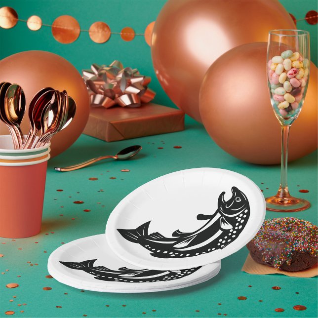 Prato De Papel Peixe-Truta (Criador carregado)