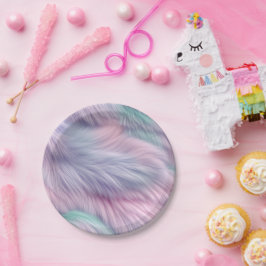 Prato De Papel Pele Arco-Íris